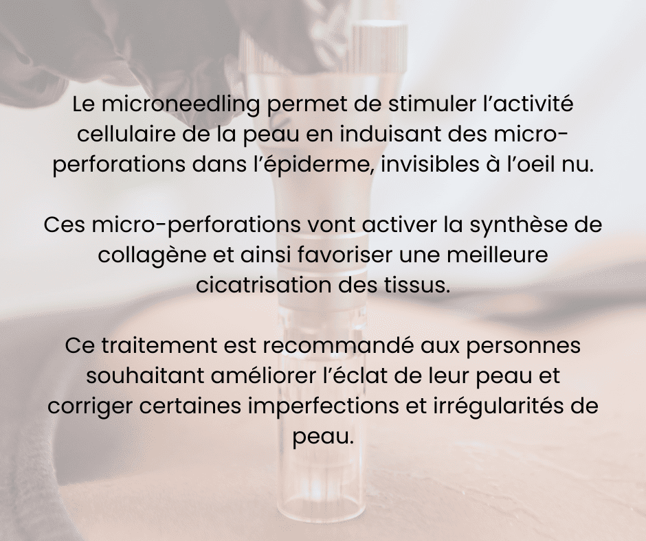 Traitement microneedling descriptif